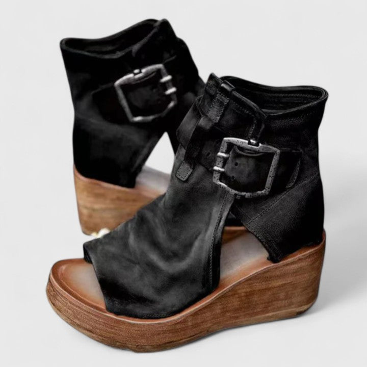 Jess | Sandales à talon compensé orthopédiques