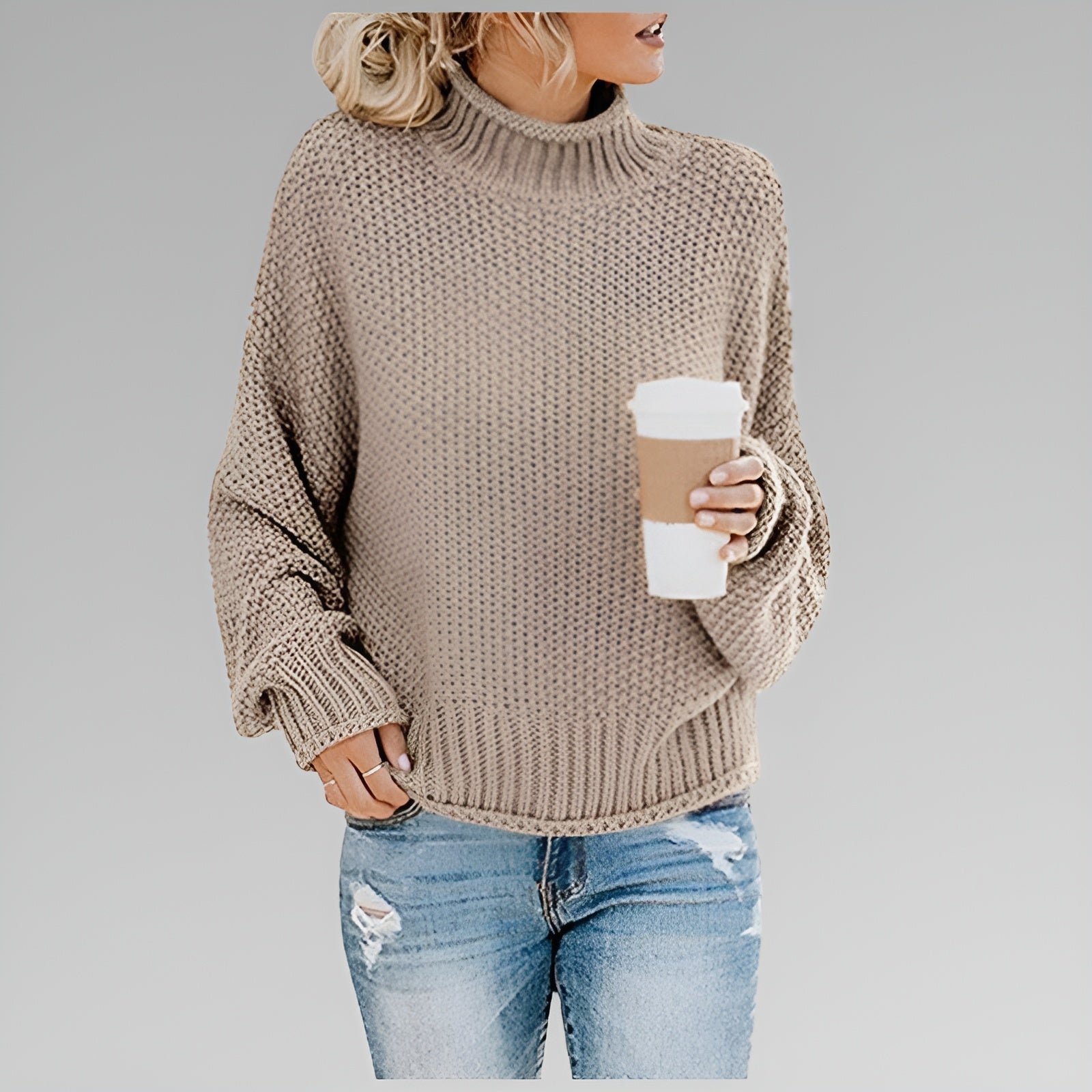 Anne | Pull Tricoté Classique et Confortable