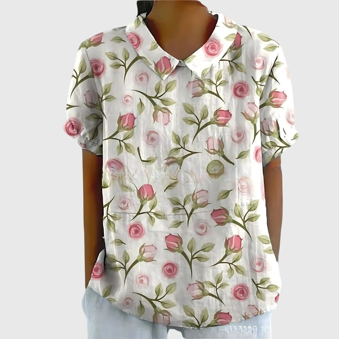 Élise | Blouse Florale
