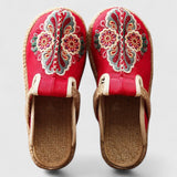 Marousse | Mules Florales Confortables Fait Main