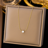 Collier en Diamant Doré Exclusif