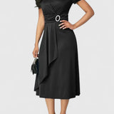Zhyrelle | Robe Midi Élégante